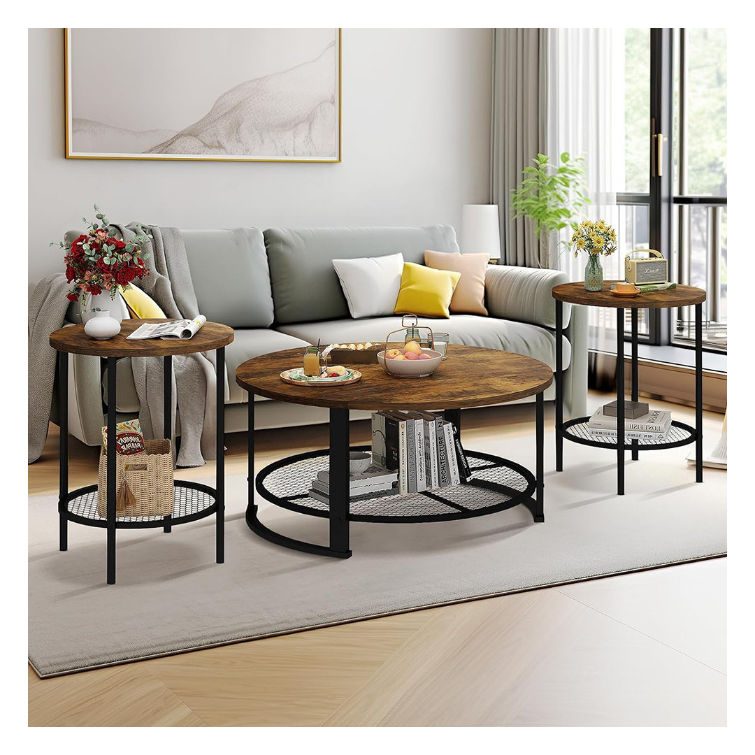 Brinnley 3 Piece Coffee Table Set